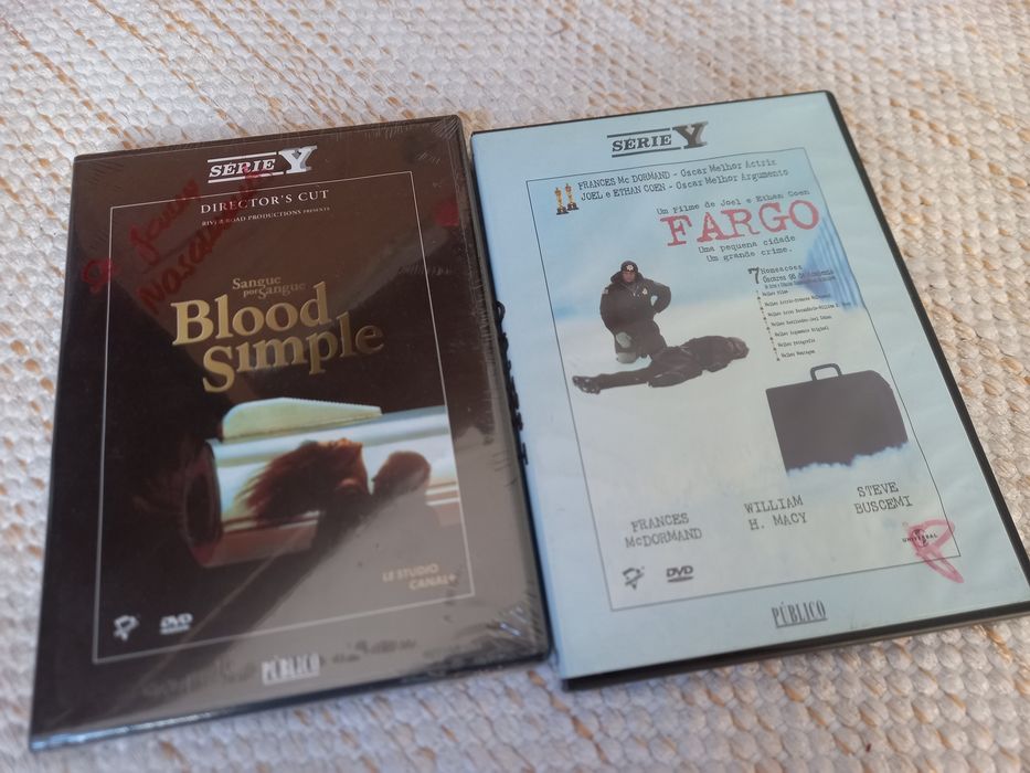Dvds dois filmes dos irmãos Coen