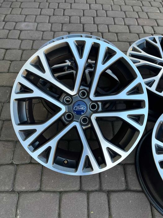Oryginalne alufelgi Ford 5x108 18 Czujnik Kuga  S-max Galaxy BICOLOR