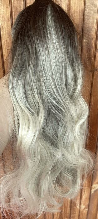 Парик блонд длинный