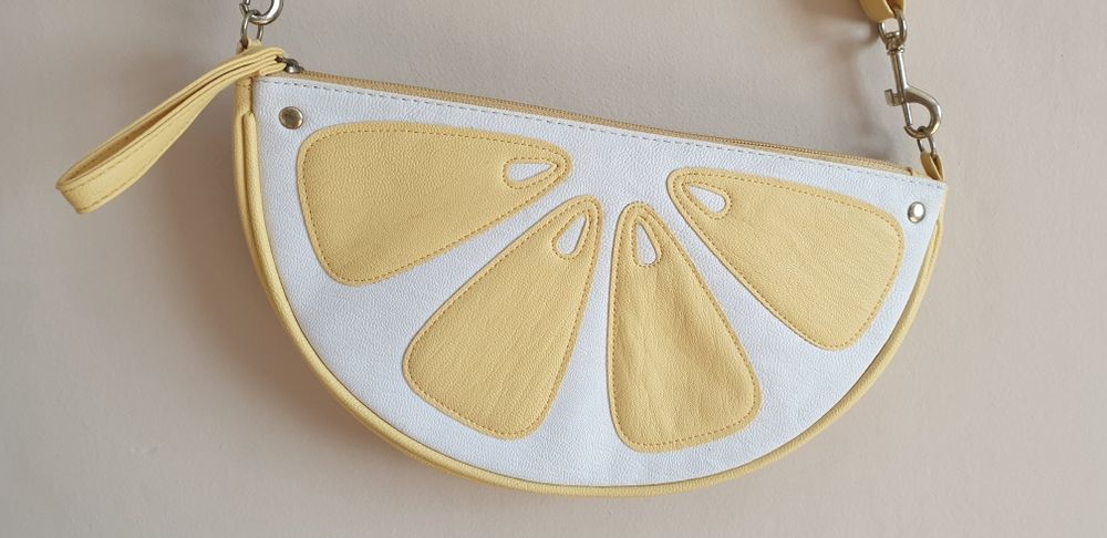 Torebka cytrynka + portfelik