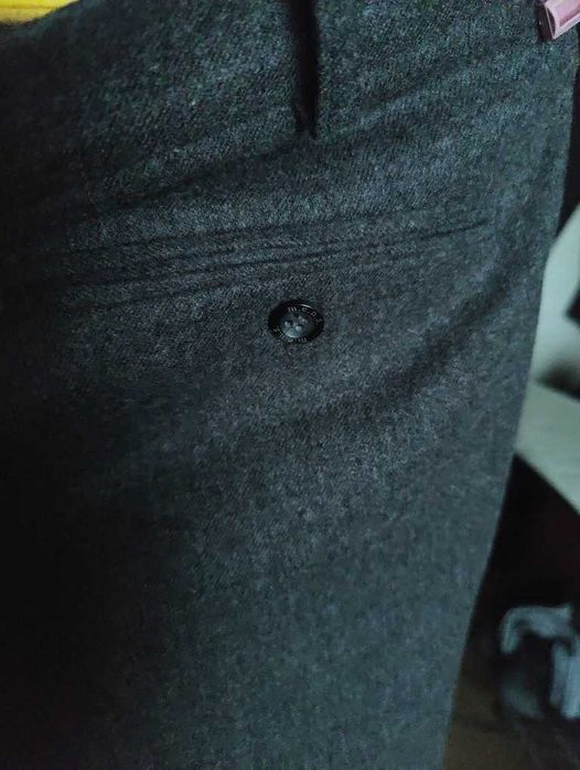 Джинсы брюки Heinecke & Klaproth wool trousers Germany w36 grey.