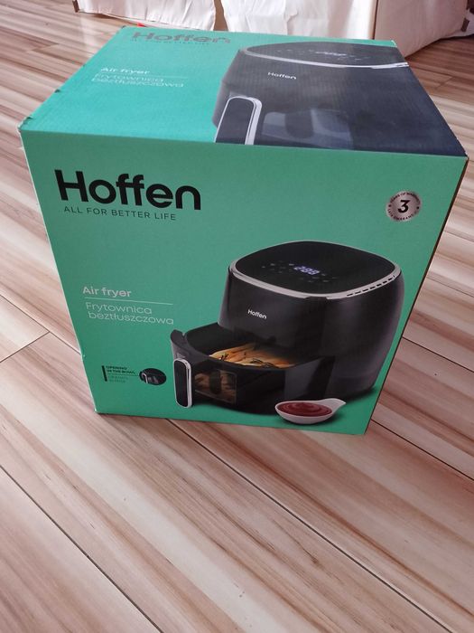 Air fryer nowa frytkownica beztłuszczowa Hoffen 5l duża wysyłka gratis