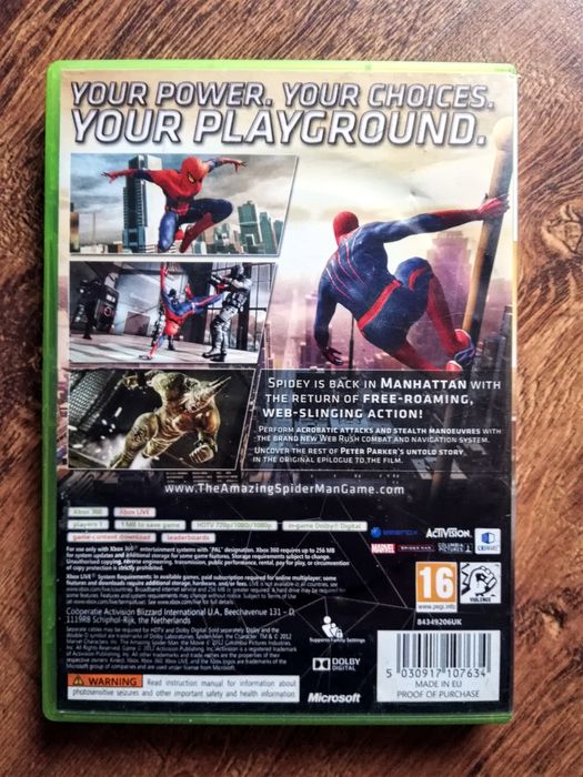 Gra The Amazing Spider-Man XboX 360