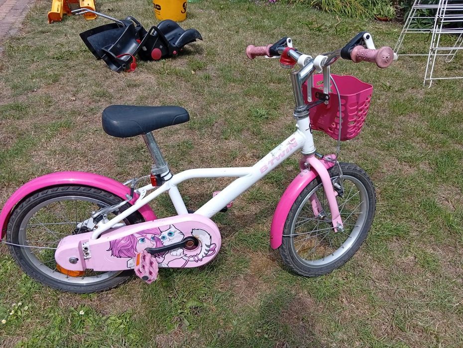 Rower dziewczęcy BTWIN Docto girl 500, 16"