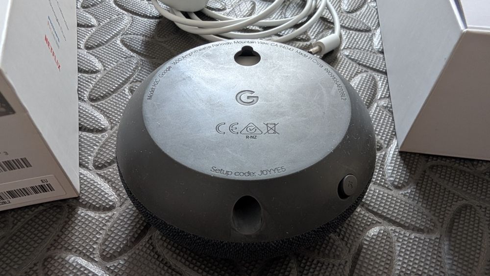 Coluna Google Nest Mini