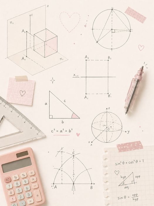 Geometeia Descritiva e Matemática - Explicações Online