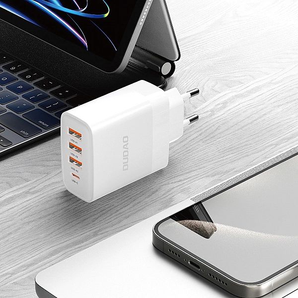 Ładowarka sieciowa Dudao A5HEU 3xUSB-A 1xUSB-C PD 20W QC3.0/18W+ 2x12W