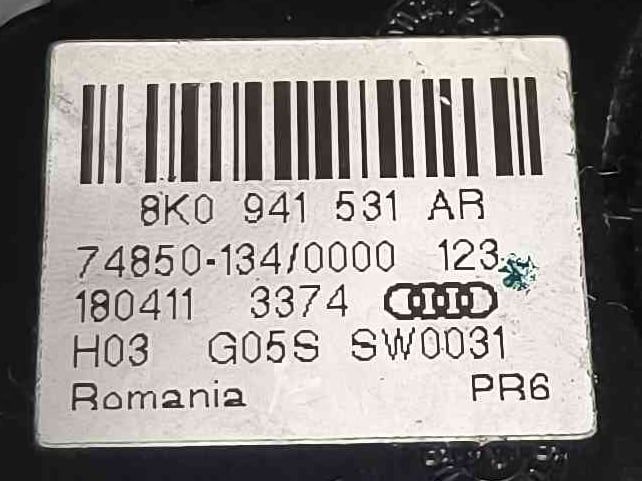 Manípulo de Luzes 8K0941531AR - AUDI A4 B8