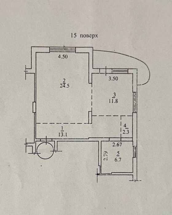 Большая 1- комнатная квартира в ЖК Малиновский по Бреуса от СК Стикон.