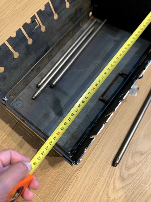 Grill turystyczny walizkowy Metal-Best – stal