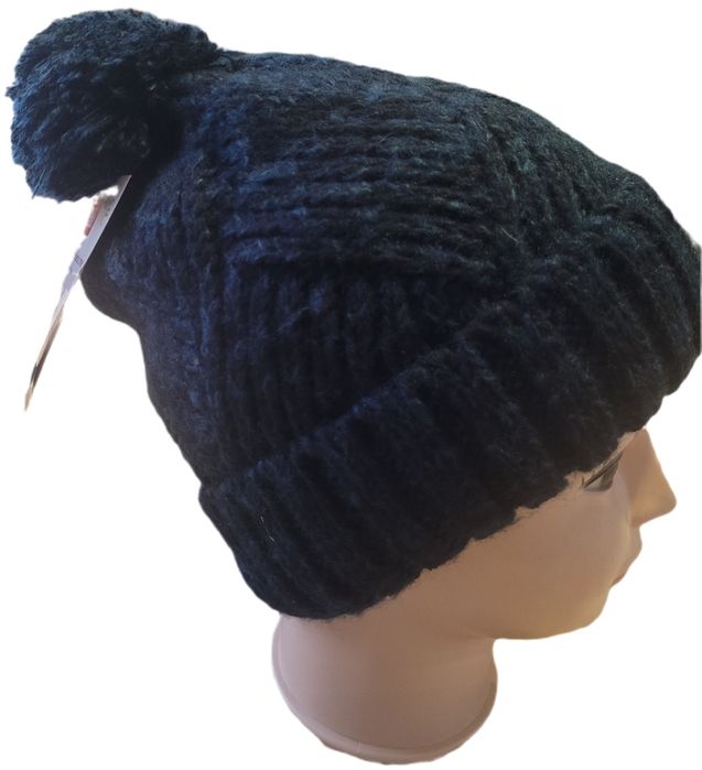 Czapka zimowa damska z bąblem