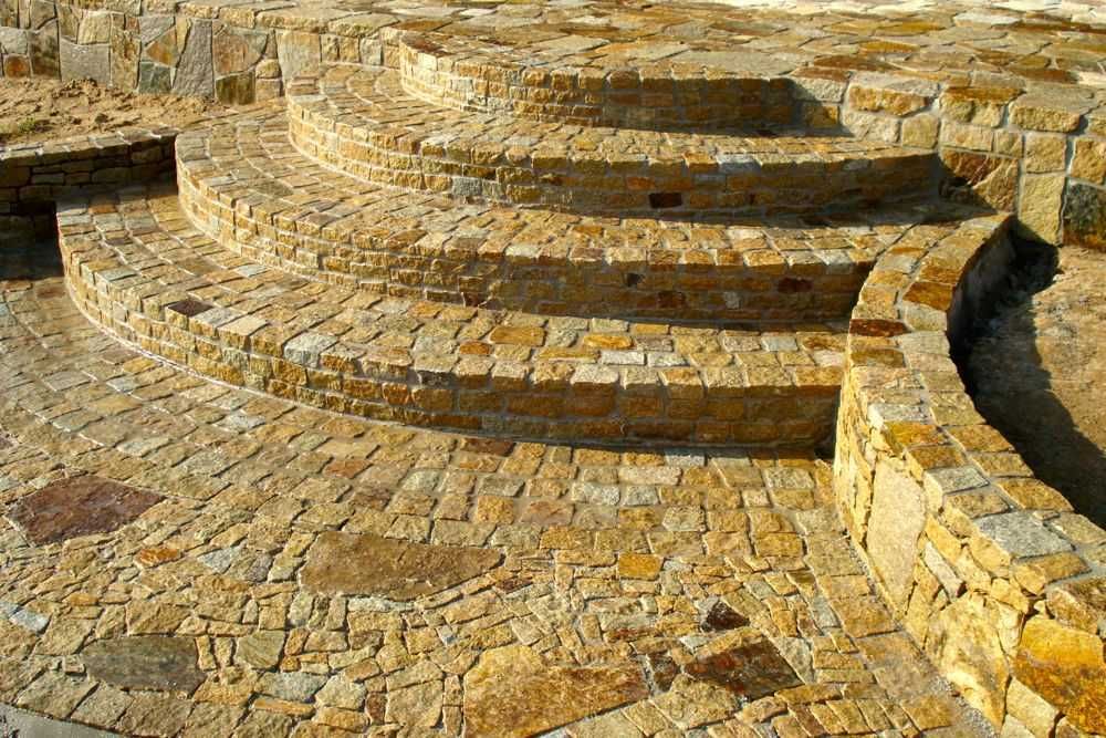 Kostka, płytki granitowe, kamień na ogrodzenia 10/10/3