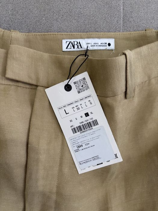 Жіночі  штани Zara з льону
