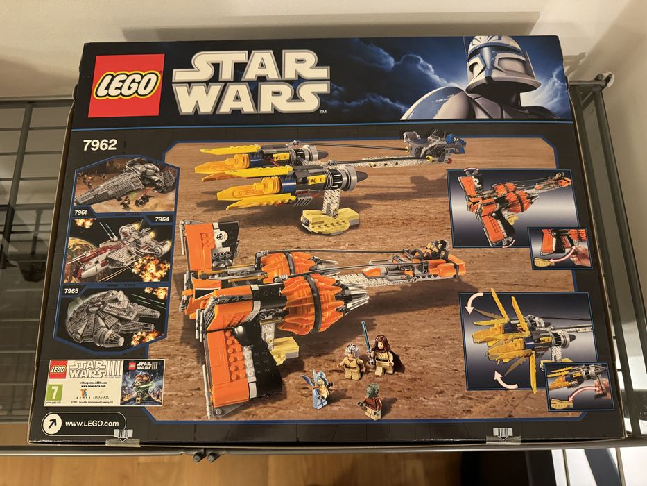 LEGO 7962 Star Wars Anakin’s and Sebulba’s Podracers NOWY *UNIKAT*