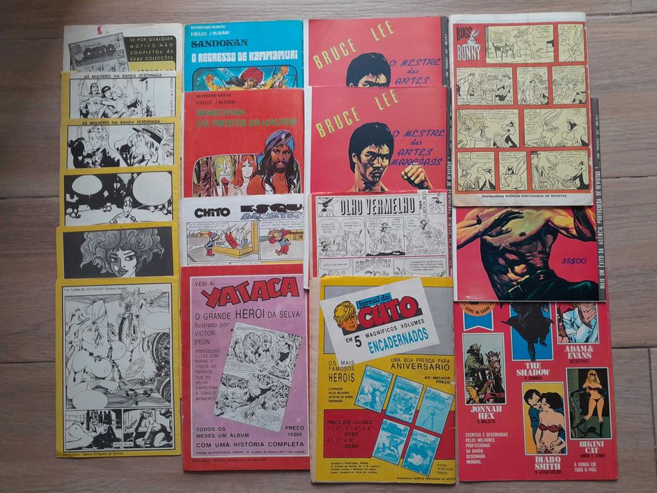 Revistas antigas de Banda Desenhada