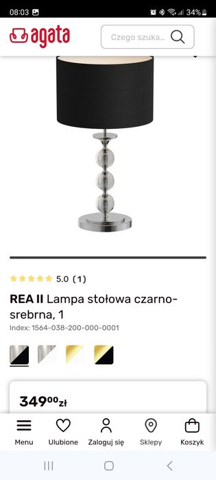 Lampa stołowa Rea II