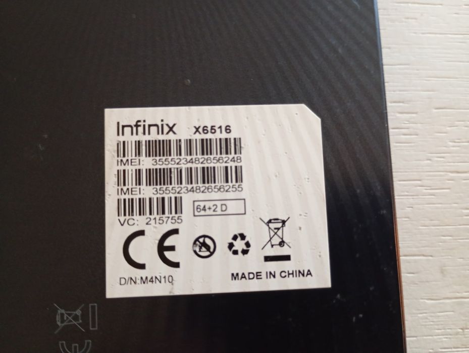 Telefon infnix x6516
