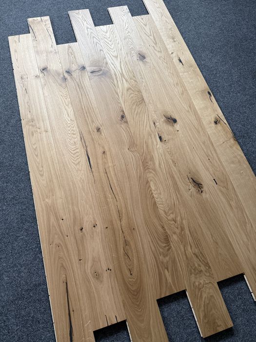 Deska Drewniana Dąb Rustic SCH 15x150x2000mm,4faza, OLEJ UVx2, od ręki 1000m2