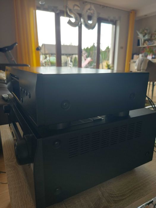 Denon AVR 1611 amplituner rds kino domowe 5.1 cd Denon DCD 520AE wieża