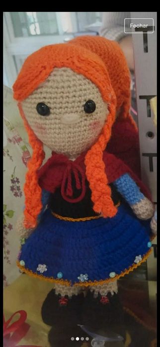 Amigurumi Anna de Frozen