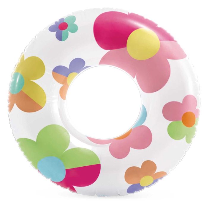 INTEX koło pływackie Kwiatek 81 cm lekkie i wygodne