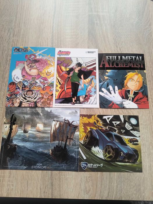 Różne pocztówki i litografie