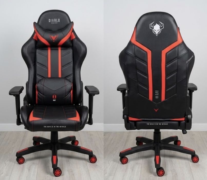 Fotel gamingowy Diablo Chairs X-Ray | Ergonomiczny, stan bardzo dobry