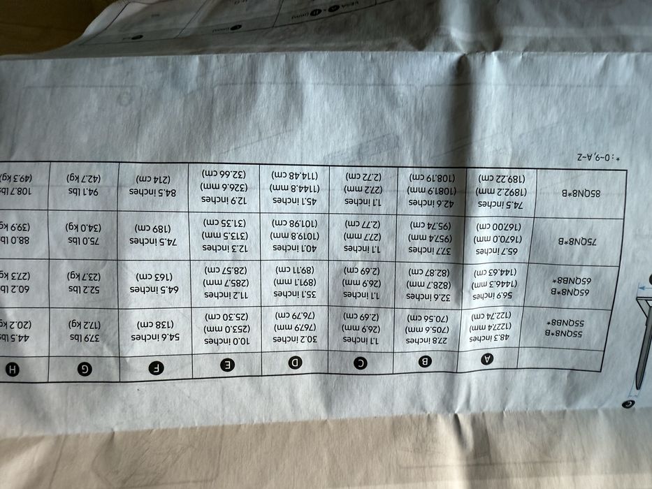 Noga podstawa do telewizor samsung nowa od telewizora 65 cali neo Qule