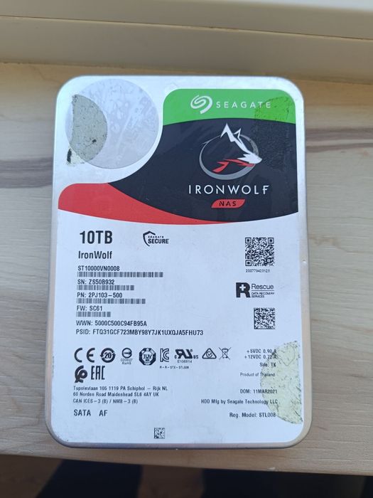 HD 10 або 18 tb диски памяті