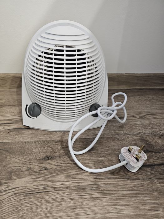 Termowentylator z angieslka wtyczka/potrzebny adapter,przejsciówka