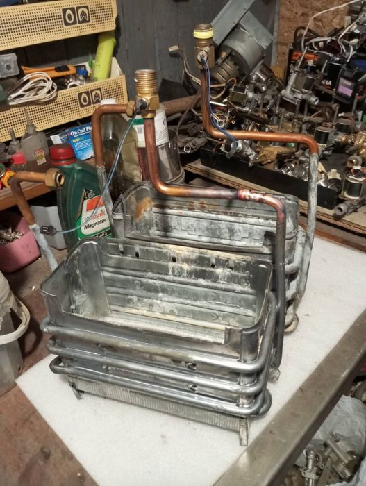 Теплообмінник до газової колонки