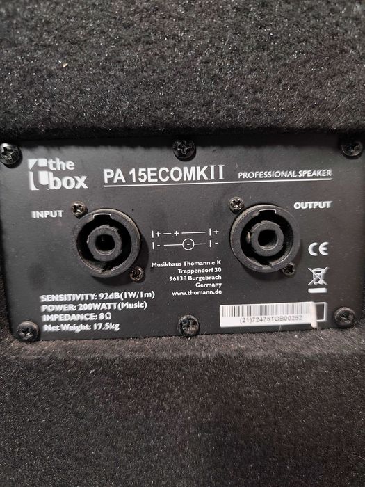 Kolumna Głosnikowa Estradowa T.BOX PA15/200 wat