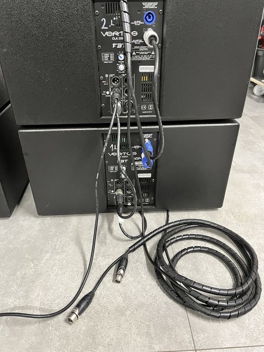 FBT Vertus zestaw 3400W 4 szt. CLA208SA + 2 szt. CLA-604-A + pokrowce