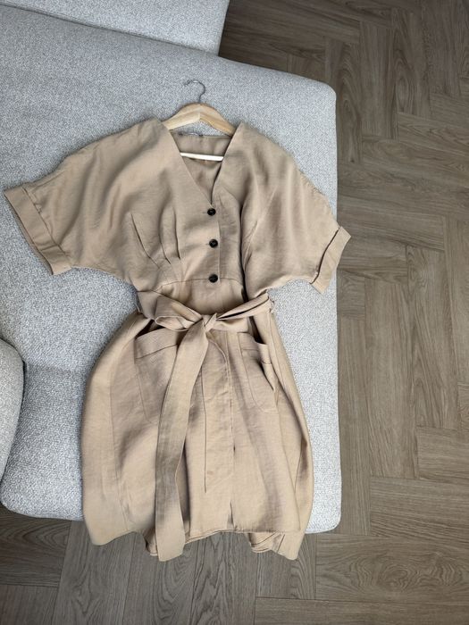 Розкішна сукня M/L льон котон Zara стиль old money
