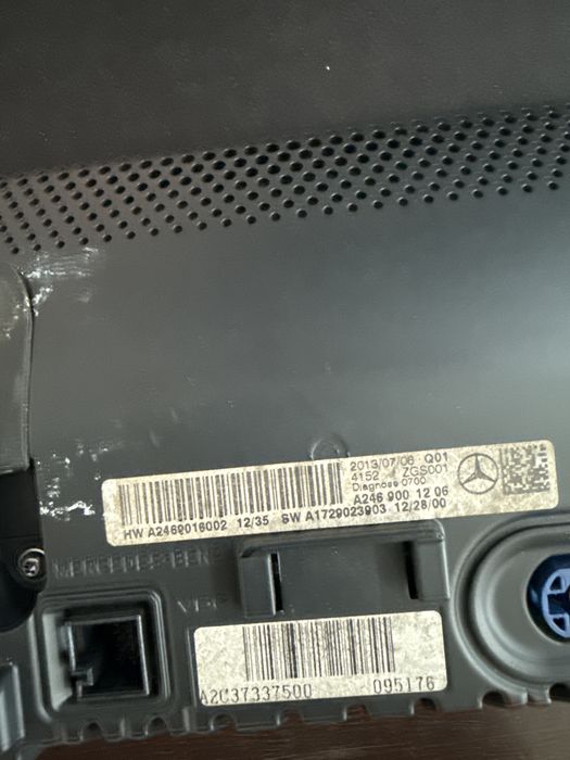 Ecrã GPS Mercedes Classe A W176