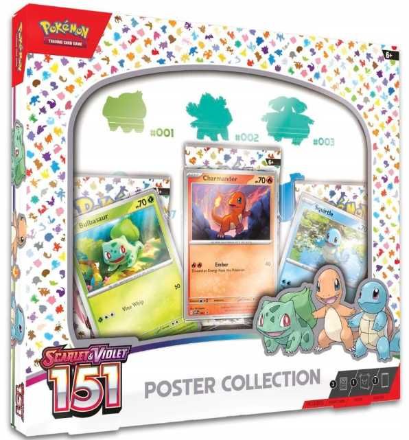 Pokemon 151 Scarlet & Violet TCG:  Poster Collection Plakat Eng Nowe
