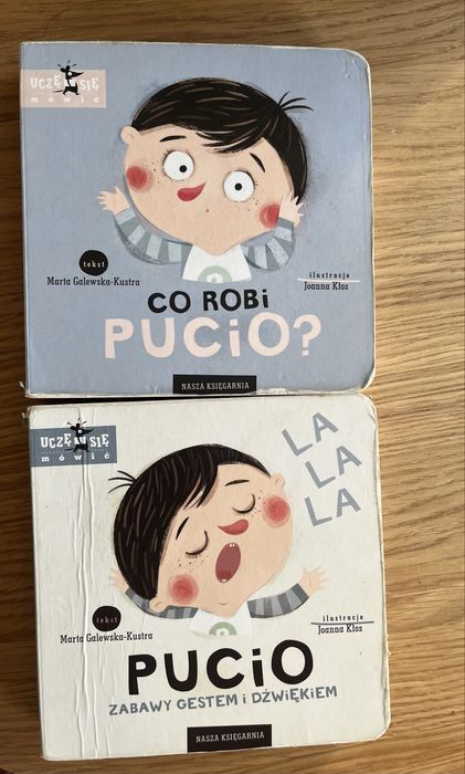 Zestaw ksiazeczek Pucio/ Co robi Pucio?