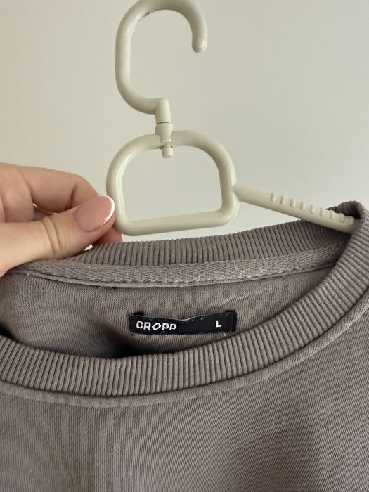 Cropp szara bluza bawelna L