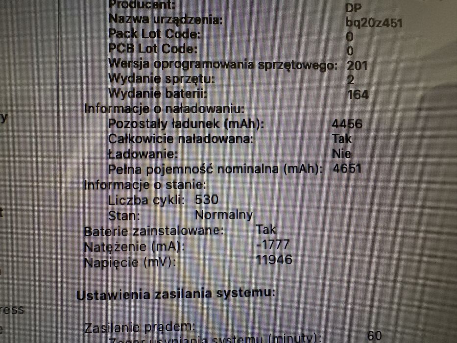 MacBook Pro 13 cali , Mid 2012, dysk SSD 519GB