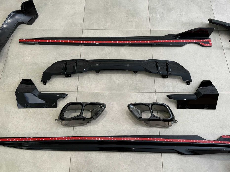 Обвес BMW X5 G05 Paradigma LCI бмв х5 г05 2022+ Дифузор Насадки Губа