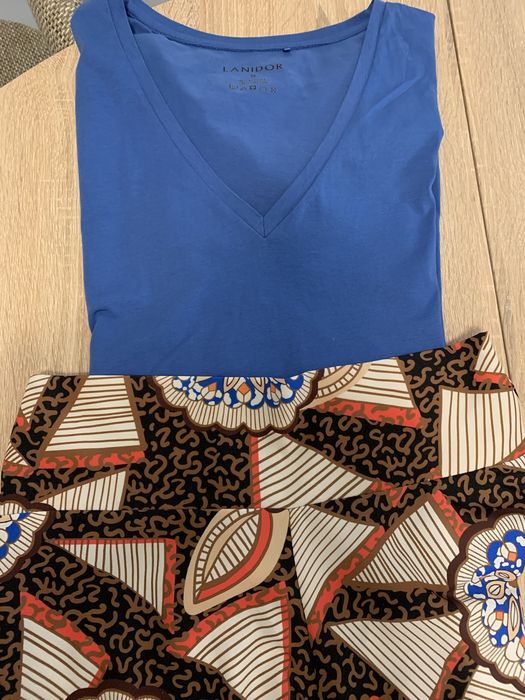Conjunto  T-shirt Lanidor e Calças Estampadas
