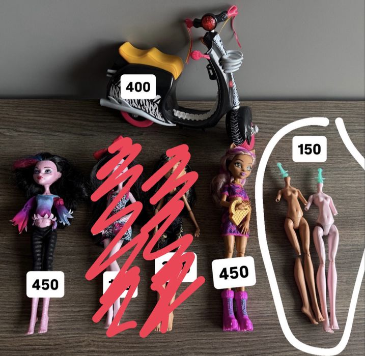 Монстер хай Monster high оригінал, аксесуари, ляльки, лот