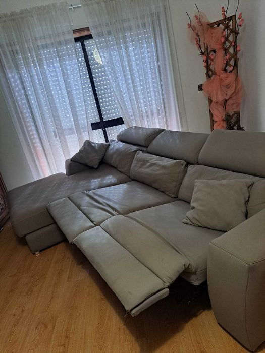Sofá de 3 lugares reclinavel