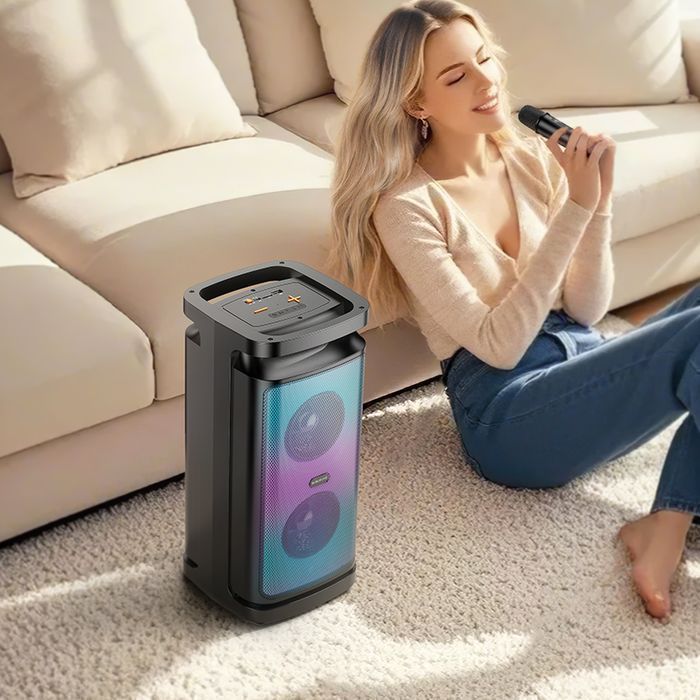 Borofone Głośnik Bezprzewodowy Bluetooth BP25 Vida z mikrofonem czarny