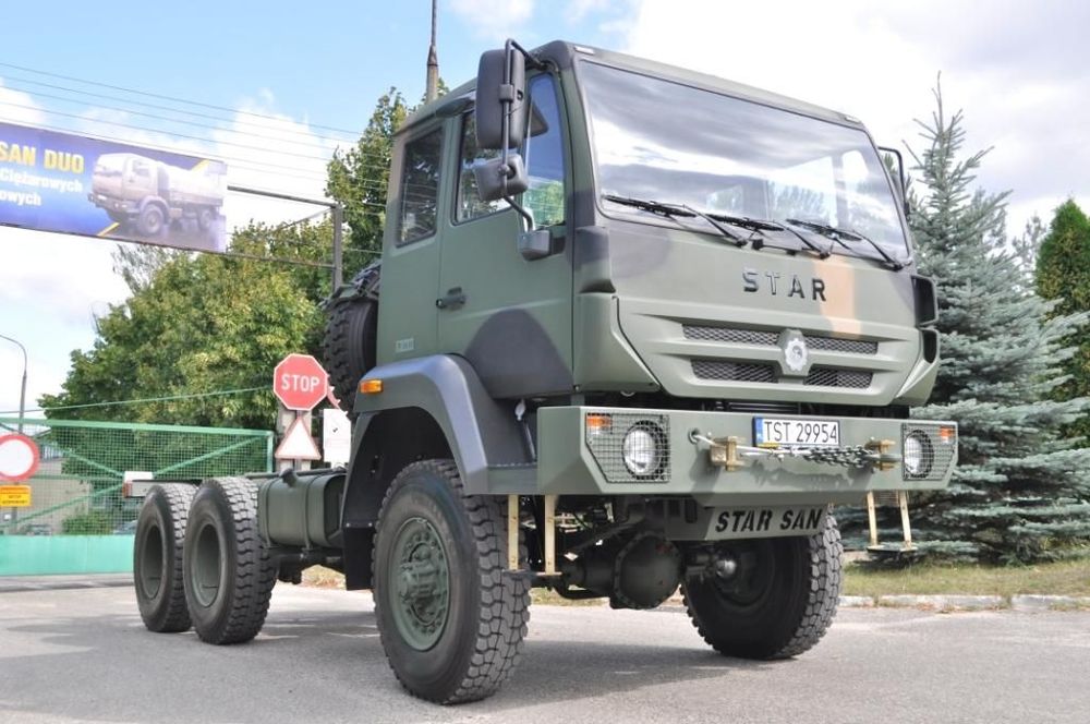 Star 266 MAN 6x6 podwozie  pod  zabudowę  266 MAN 6x6 Modernizacja podwozie pod zabudowę