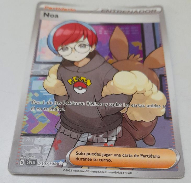 Carta Noa 239/198 Pokemon - Bom estado