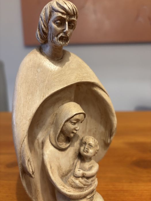 Sagrada Familia em madeira