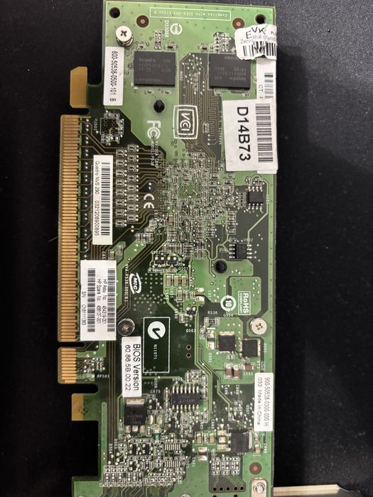 Zestaw 3x NVIDIA Quadro NVS 290 + Kabel na 2 monitory (DMS-59)