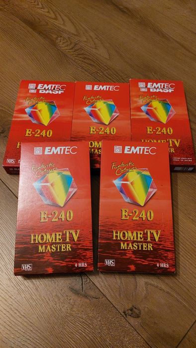 Kasety VHS Basf/Emtec Home TV Master E240 zestaw 12szt. #3