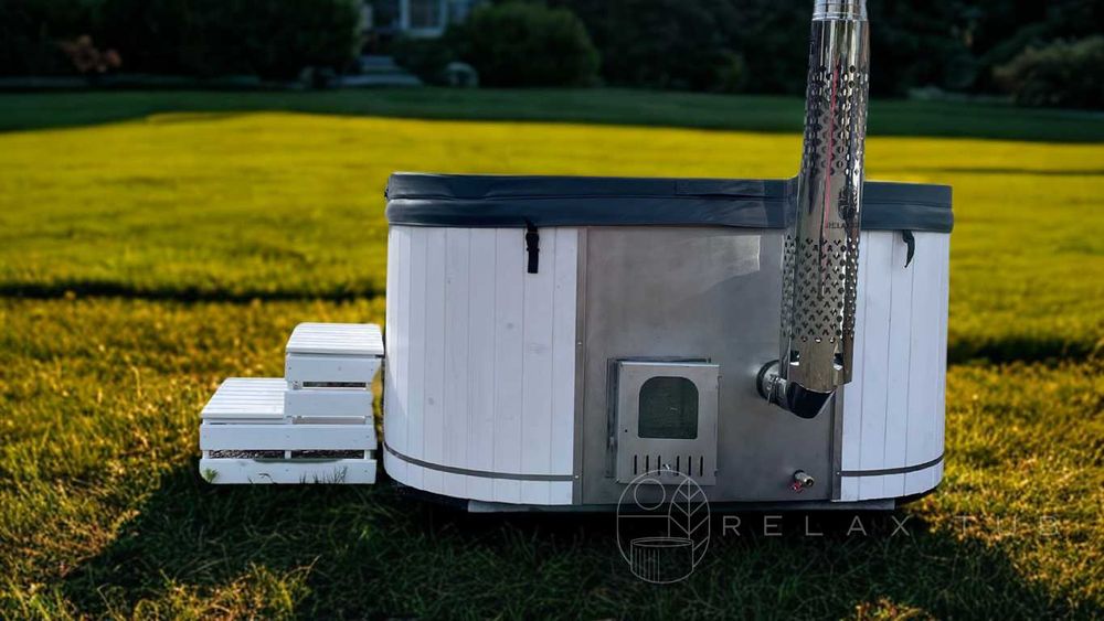 Спа-купіль Квадро комфорт для 6 осіб з вбудованою пічкою. Джакузі!